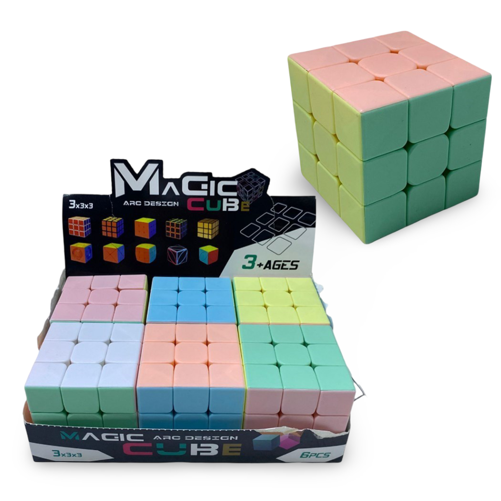 Kutuda 218-H86 Zeka Rubik Sabır Küpü 6lı Pastel Kutuda 218-H86 Zeka Rubik Sabır Küpü 6lı Pastel