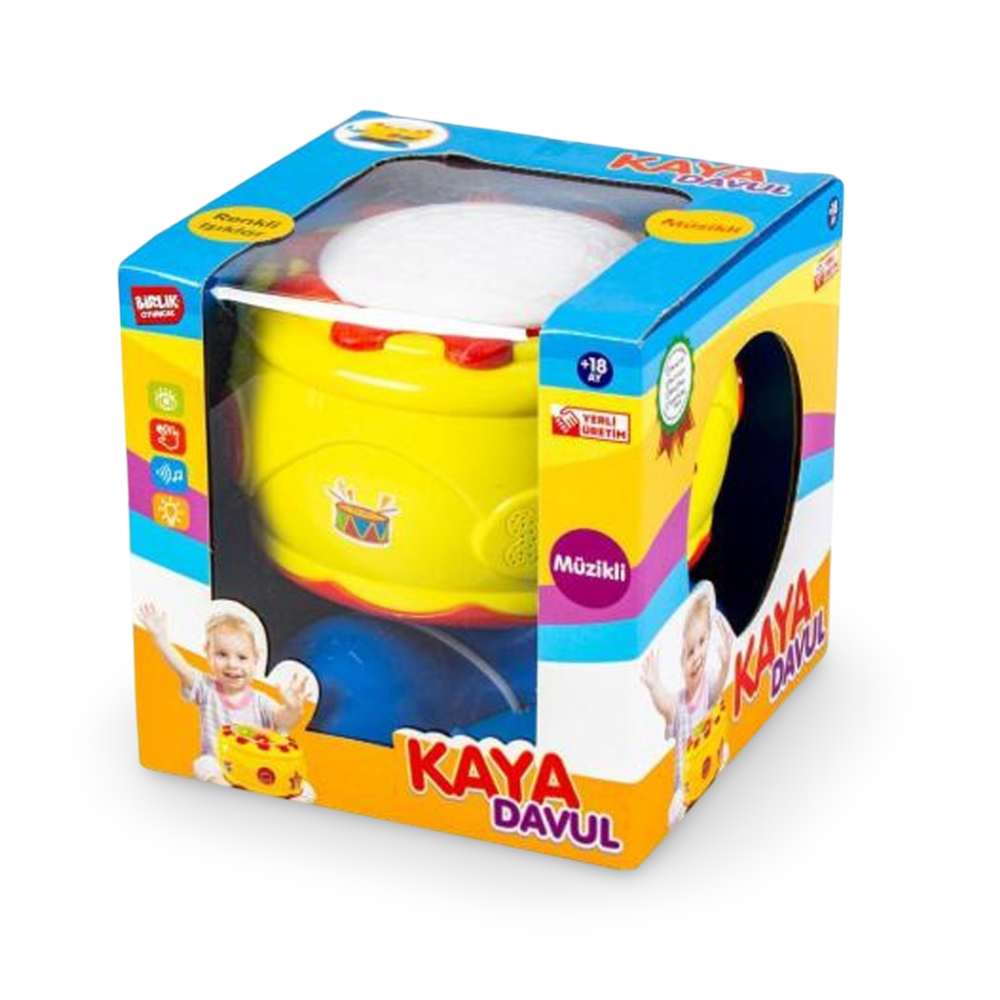 Pilli URT009-01 Işıklı Sesli Kaya Davul Pilli URT009-01 Işıklı Sesli Kaya Davul