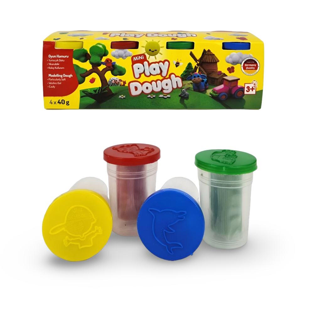 Play Dough 002 Oyun Hamuru 4*40gr 4lü Play Dough 002 Oyun Hamuru 4*40gr 4lü
