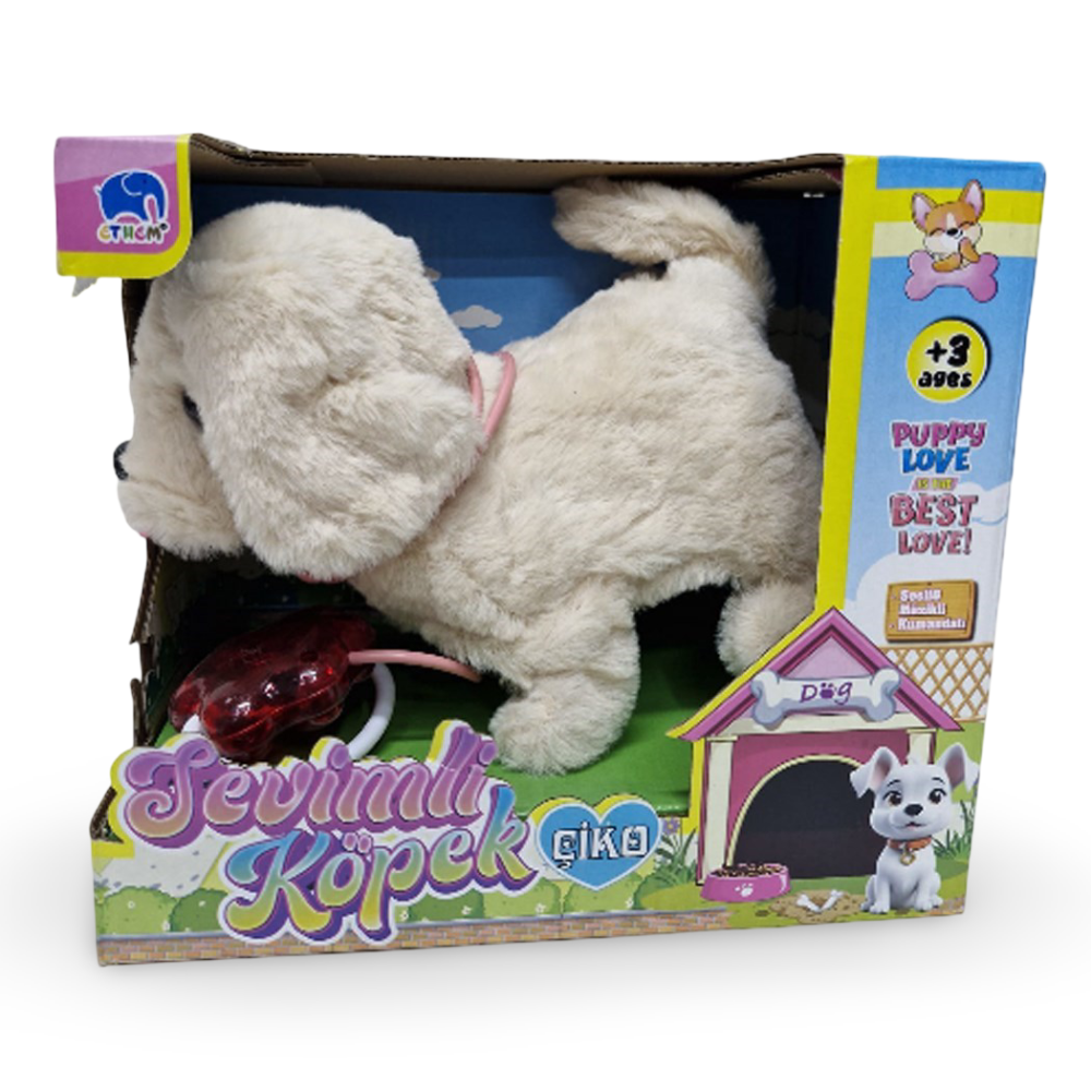 Tasmalı DOG05 Sesli Sevimli Çiko Köpek