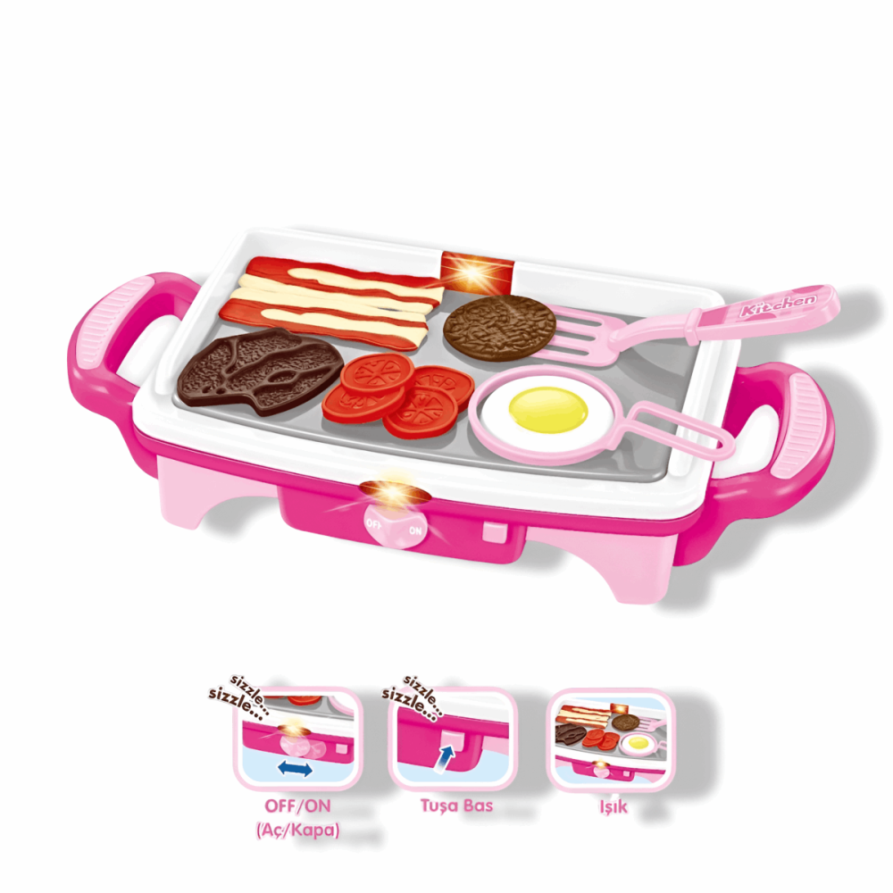 Vardem 2908P Işıklı Aksesuarlı Teppanyaki Izgara Vardem 2908P Işıklı Aksesuarlı Teppanyaki Izgara