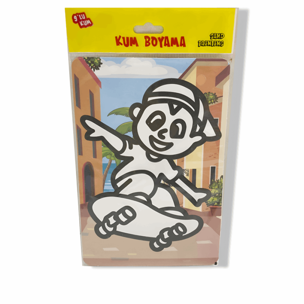 Kartela 5492 Kum Boyama 20*14cm 10lu