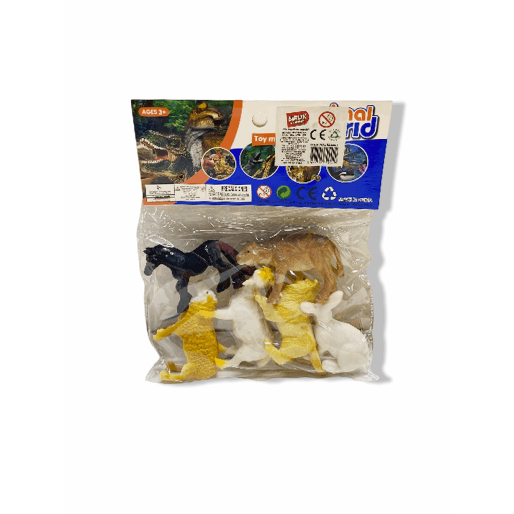Pvc 6lı HJ4882 Orta Boy Hayvanlar Pvc 6lı HJ4882 Orta Boy Hayvanlar