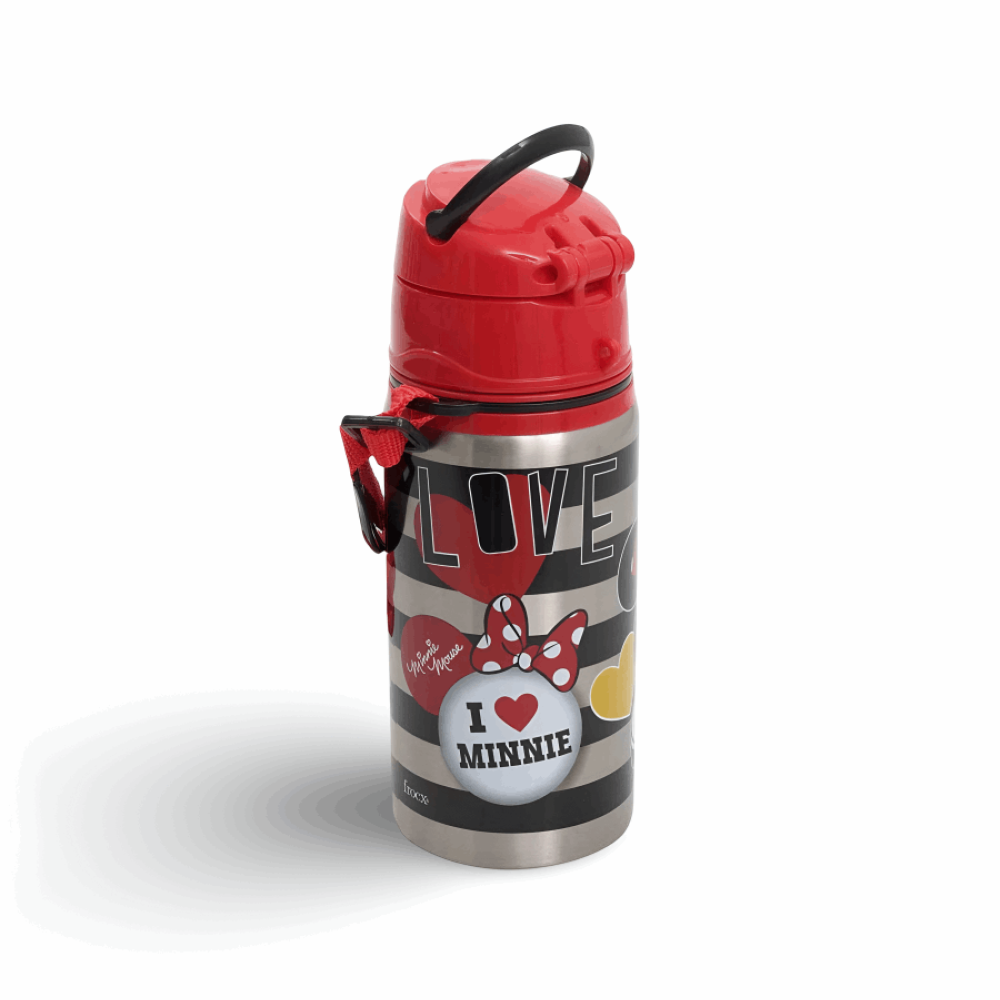Matara 42090 Çelik Minnie Mouse 500ml Pipetli Matara 42090 Çelik Minnie Mouse 500ml Pipetli