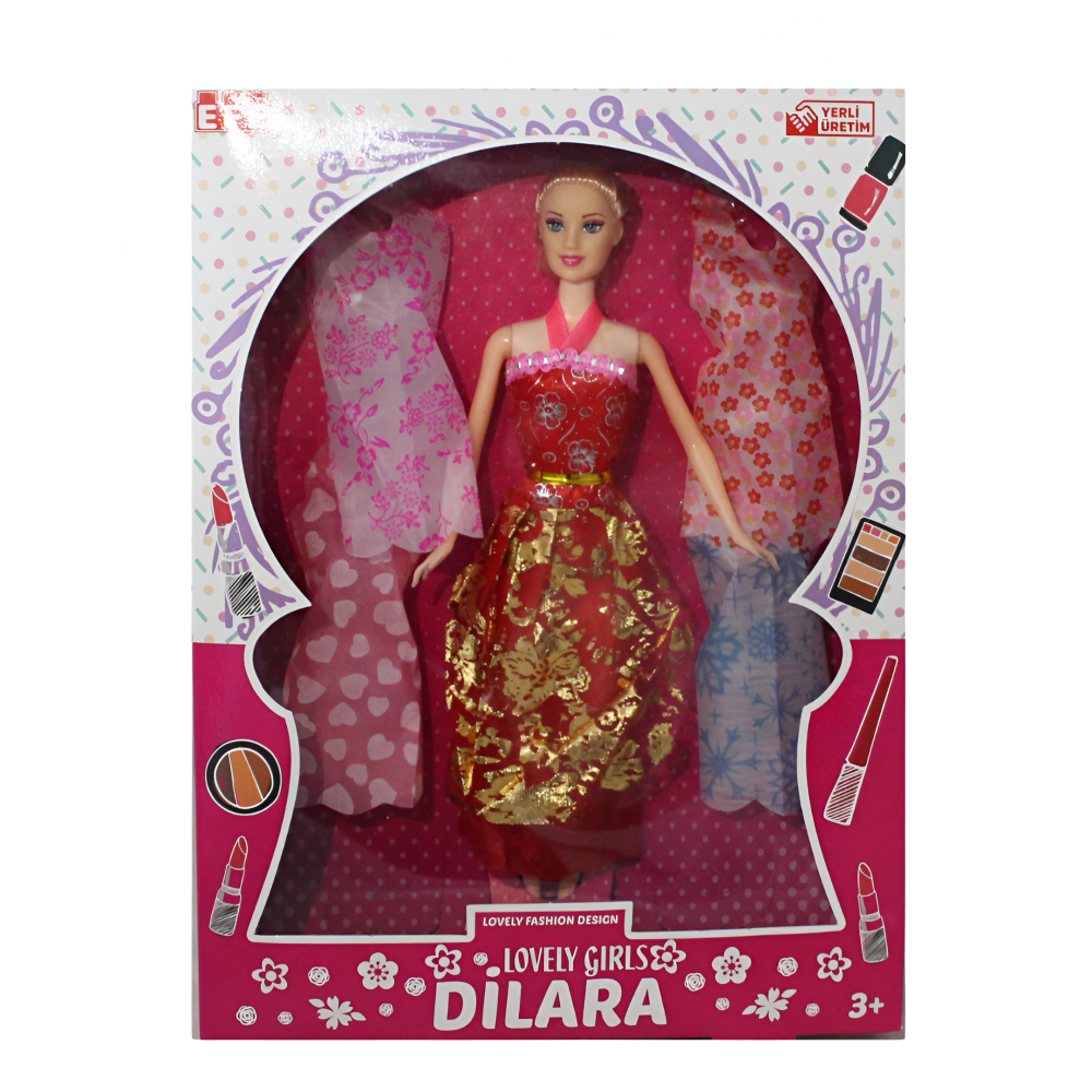 Dilara 227 Yedek Elbiseli Manken Bebek Dilara 227 Yedek Elbiseli Manken Bebek