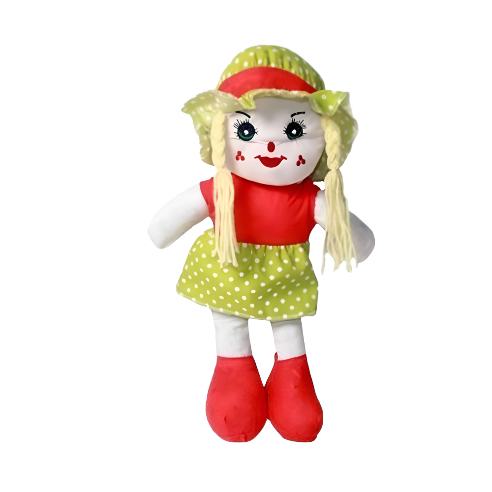 Bez Bebek 40cm RN0113 Renki Örgü Saçlı