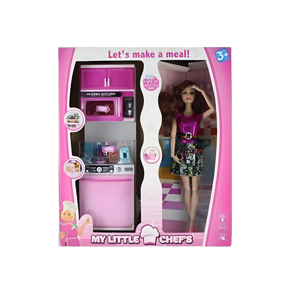 Kayyum Oyuncak 2011 Eklemli Bebek Mutfak Seti