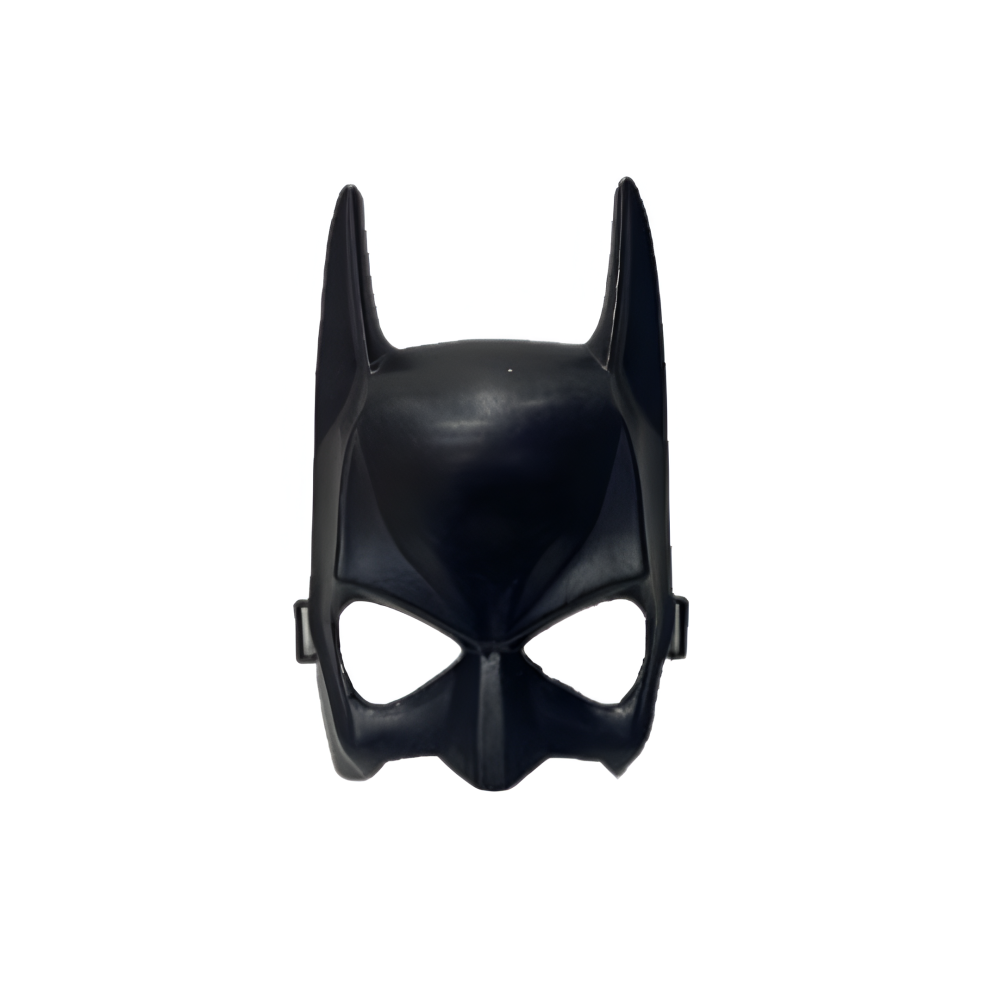 İpli Pvc Batman Maske 12li