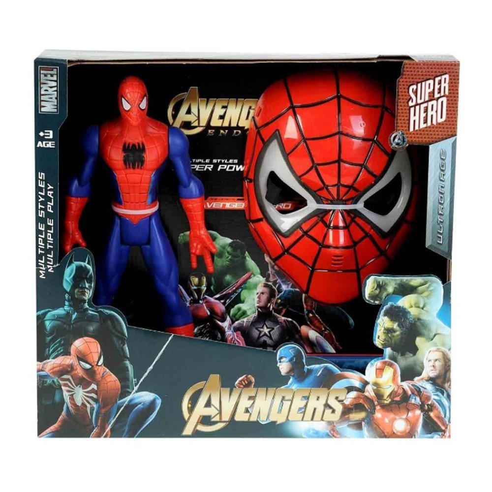 Savaşçı 8818-15 Kırmızı Karakter Maske Set