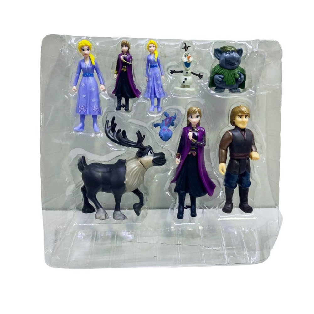 Kutulu JM2020 Karakter Buzlar Kızı Figür Set 9pcs