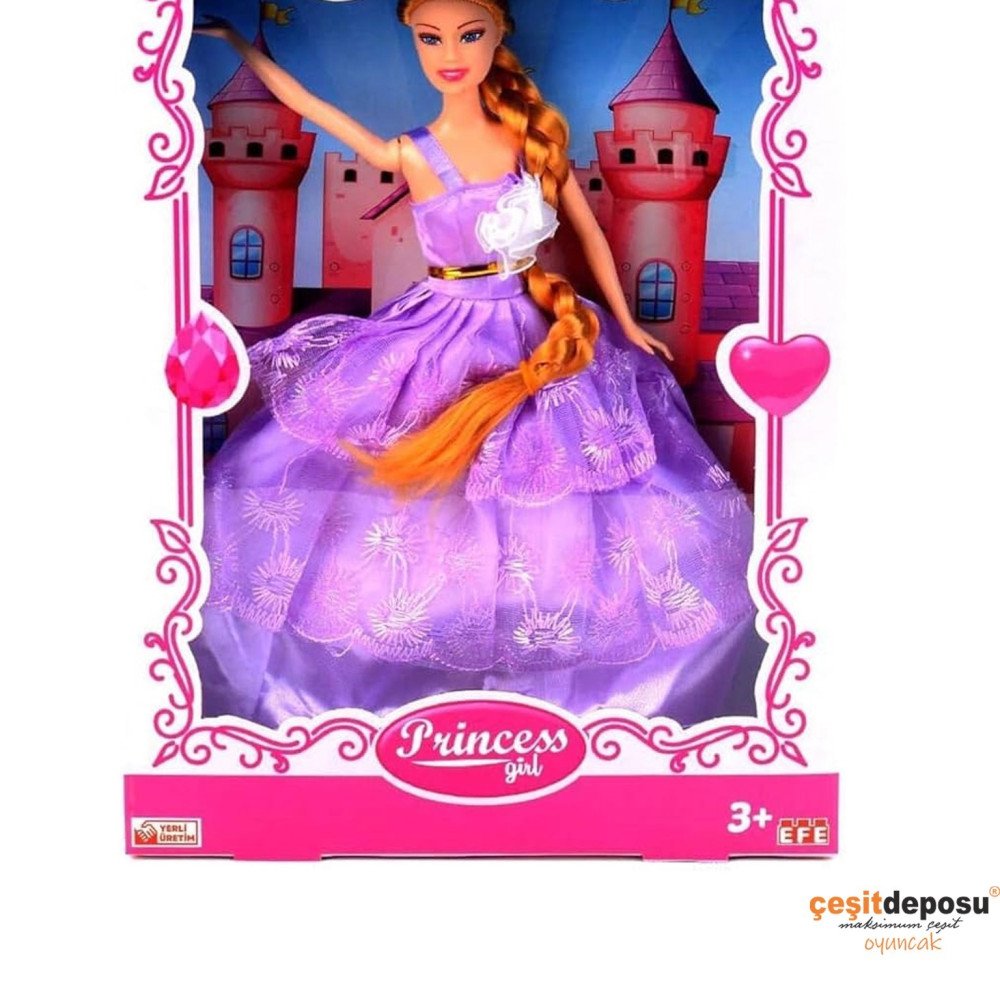 Efe 204 Uzun Örgü Saçlı Bebek