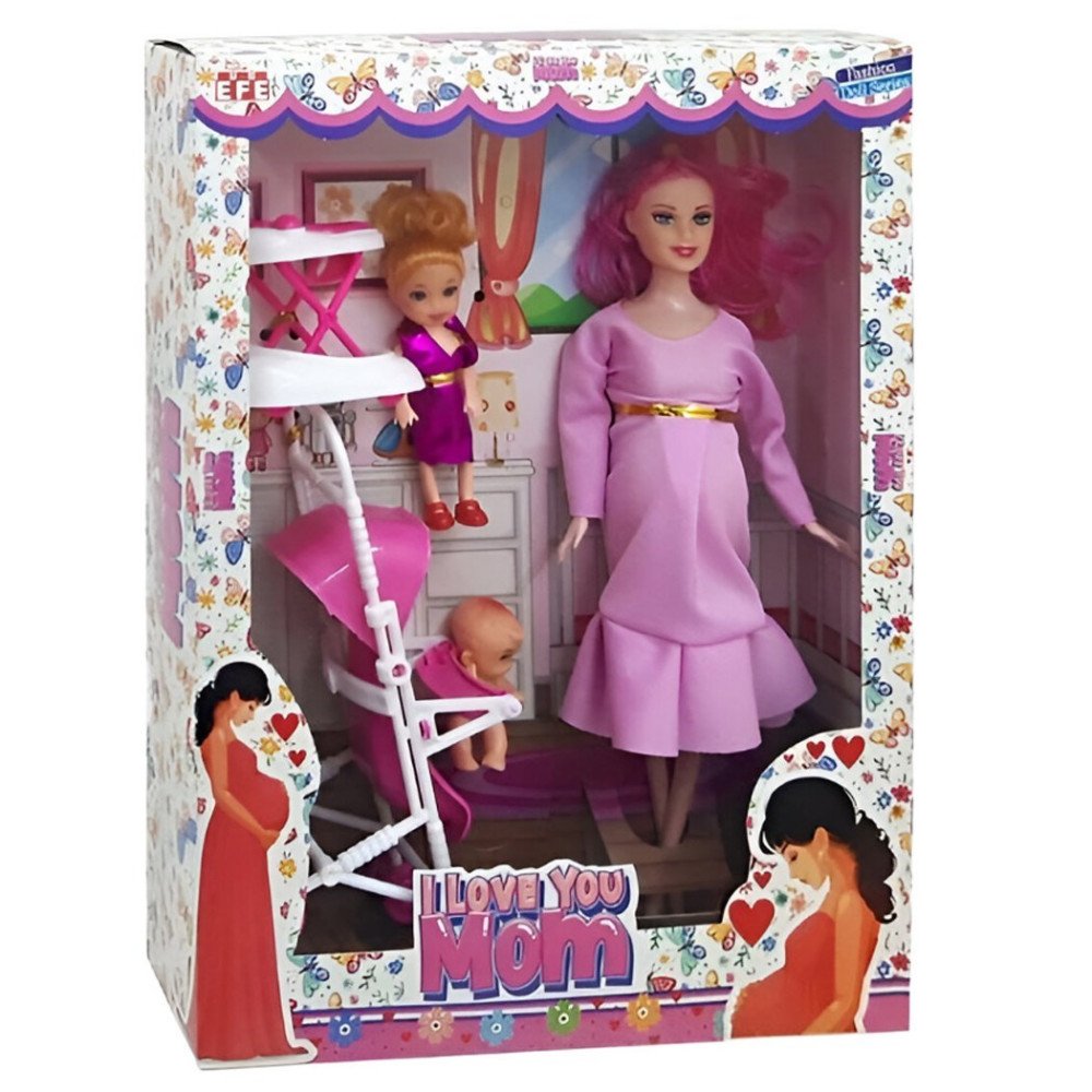 Efe 217 Hamile Mom Bebek Çocuk Arabalı 