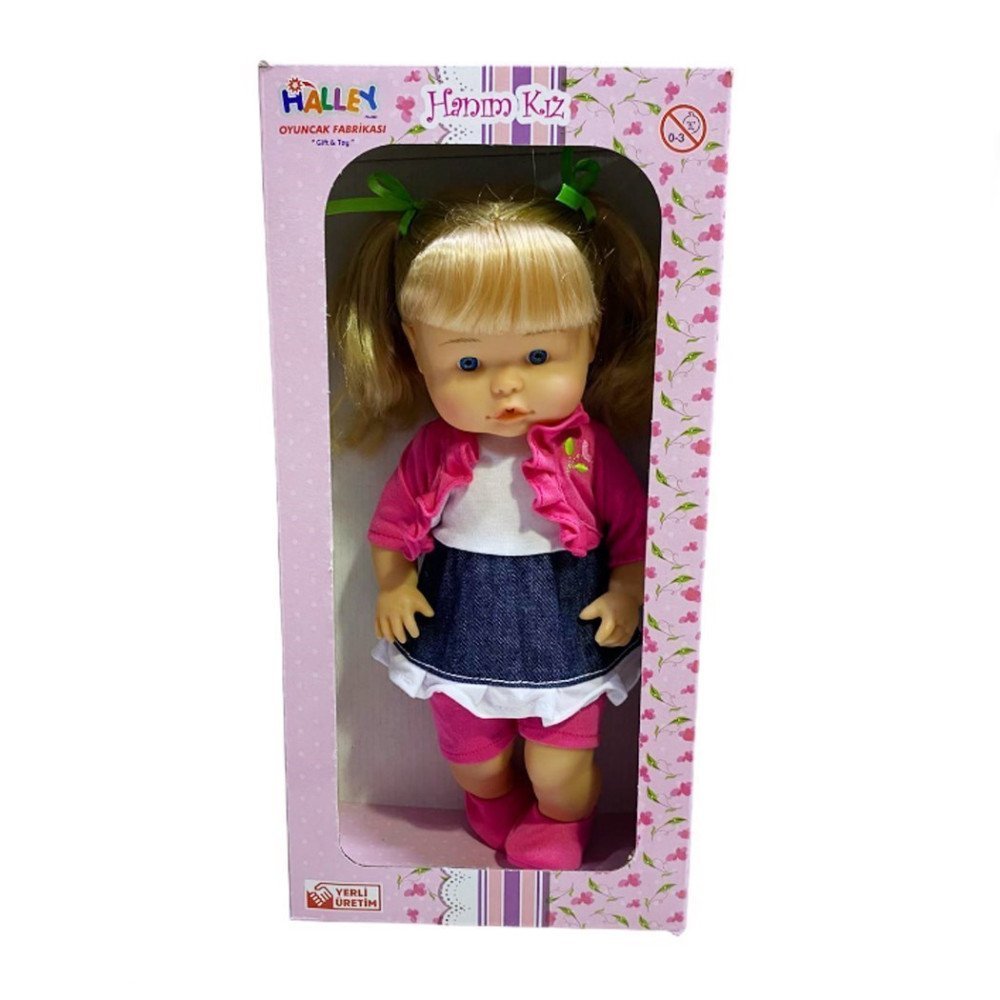 Halley 78668 Hanım Kız Et Bebek 35cm