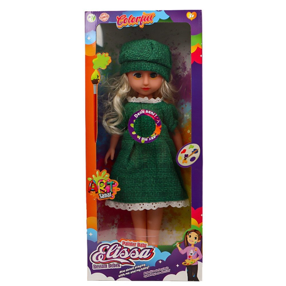 Kutulu GL100934 Elissa Ressam Bebek Sesli