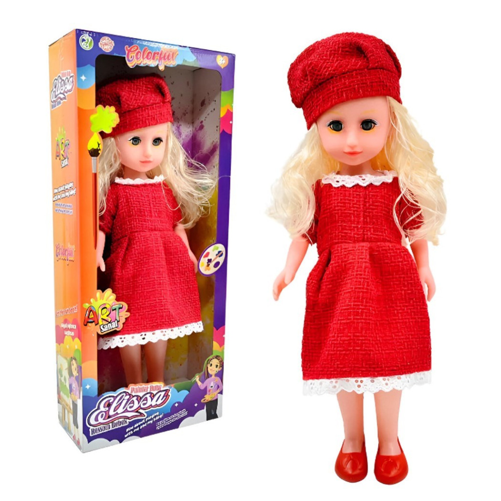 Kutulu GL100934 Elissa Ressam Bebek Sesli