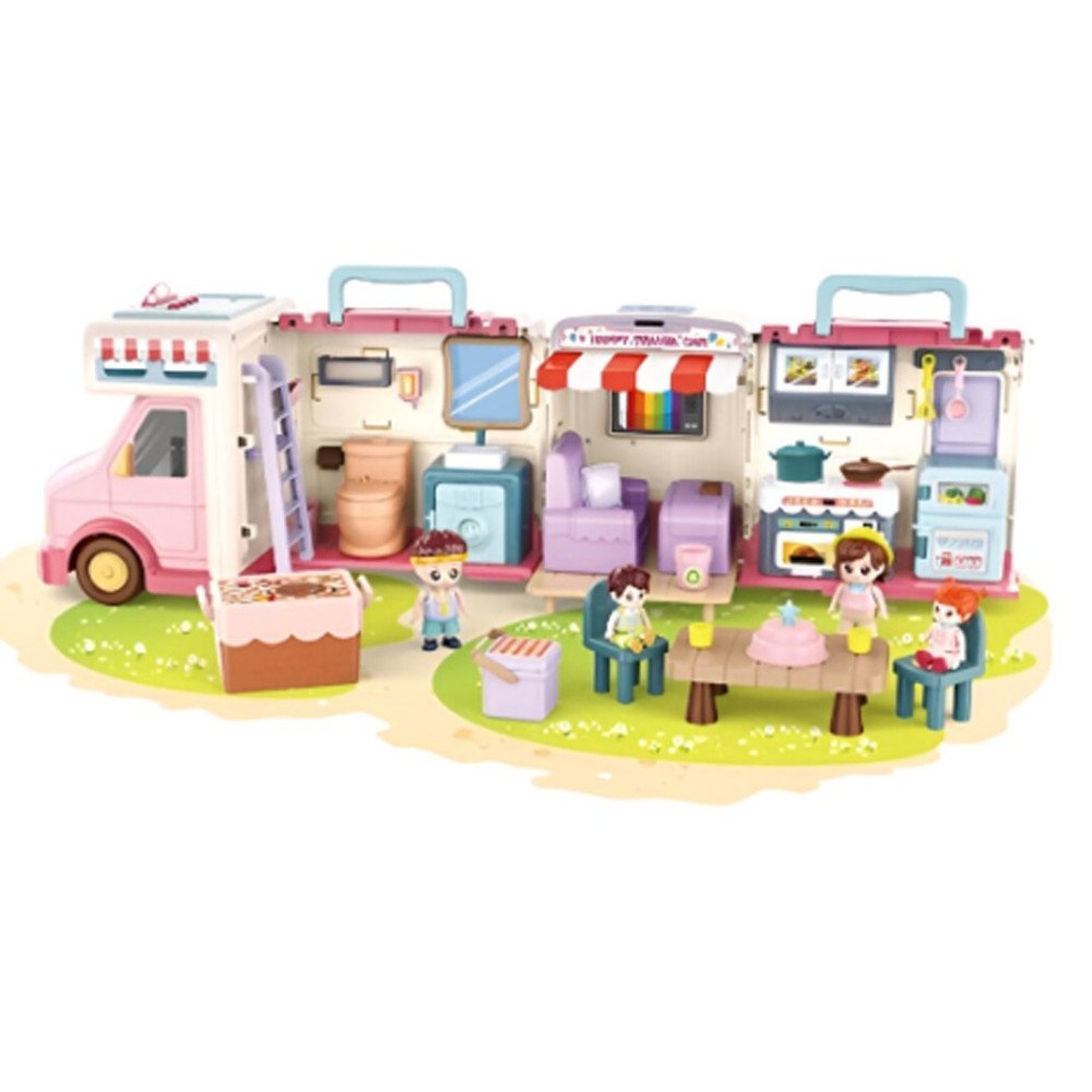 Sesli Aksesuarlı Açılıp-Katlanabilir Karavan G0021