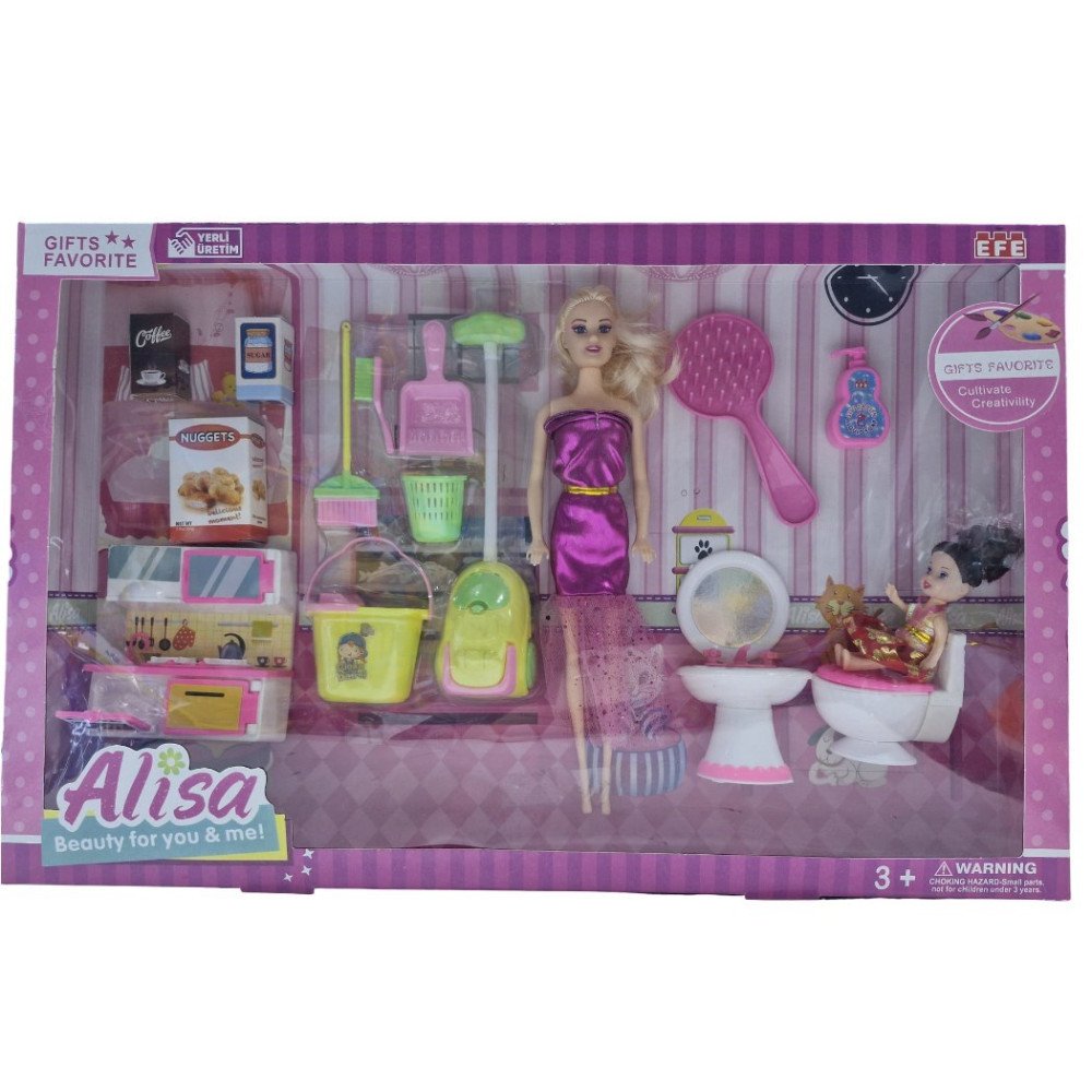 Efe 871 Alisa ve Bebek Aksesuar Büyük set