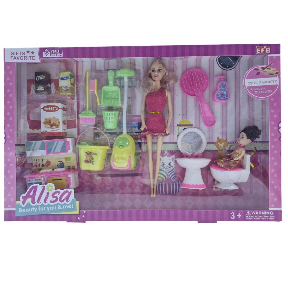 Efe 871 Alisa ve Bebek Aksesuar Büyük set