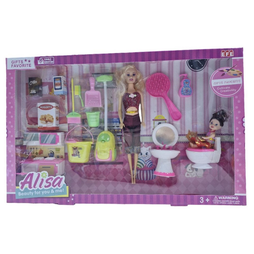 Efe 871 Alisa ve Bebek Aksesuar Büyük set