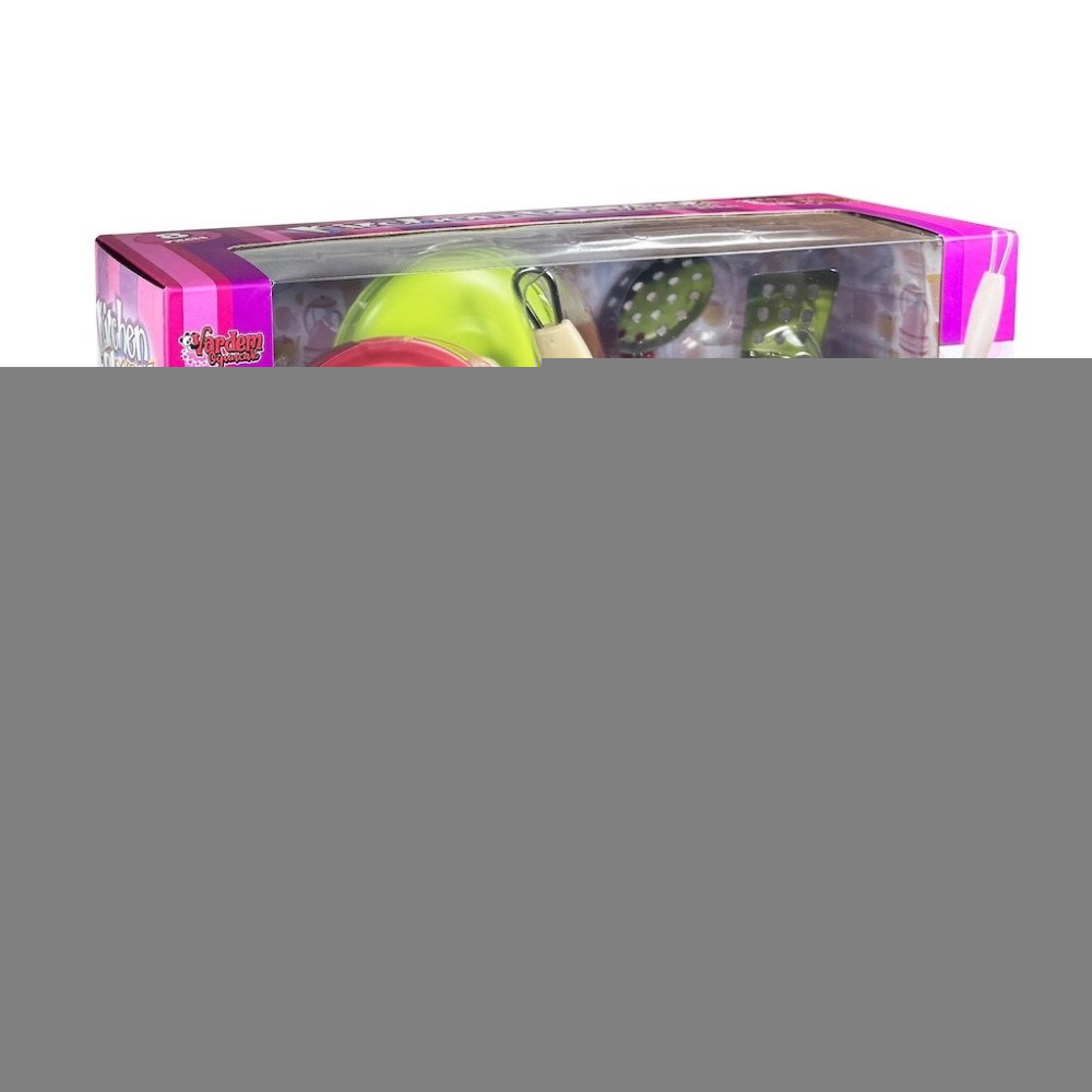 Vardem 1818-7A 8pcs Pembe Emaye Tencere Seti
