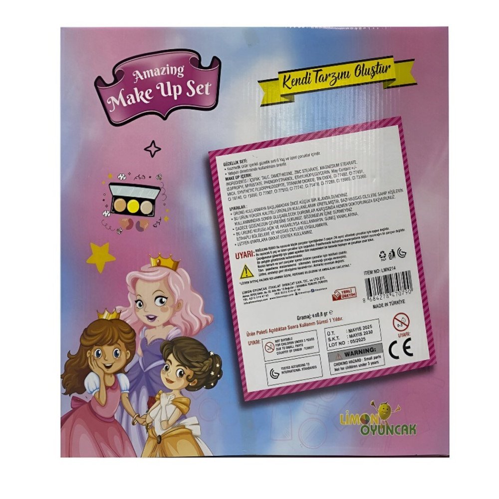 Limon LMN214 Ayakkabılı Bebekli Makyaj Seti