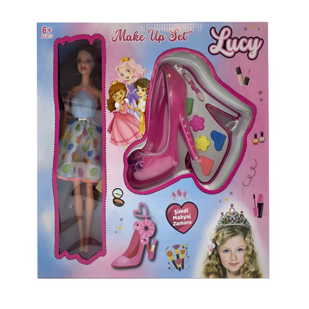 Limon LMN214 Ayakkabılı Bebekli Makyaj Seti