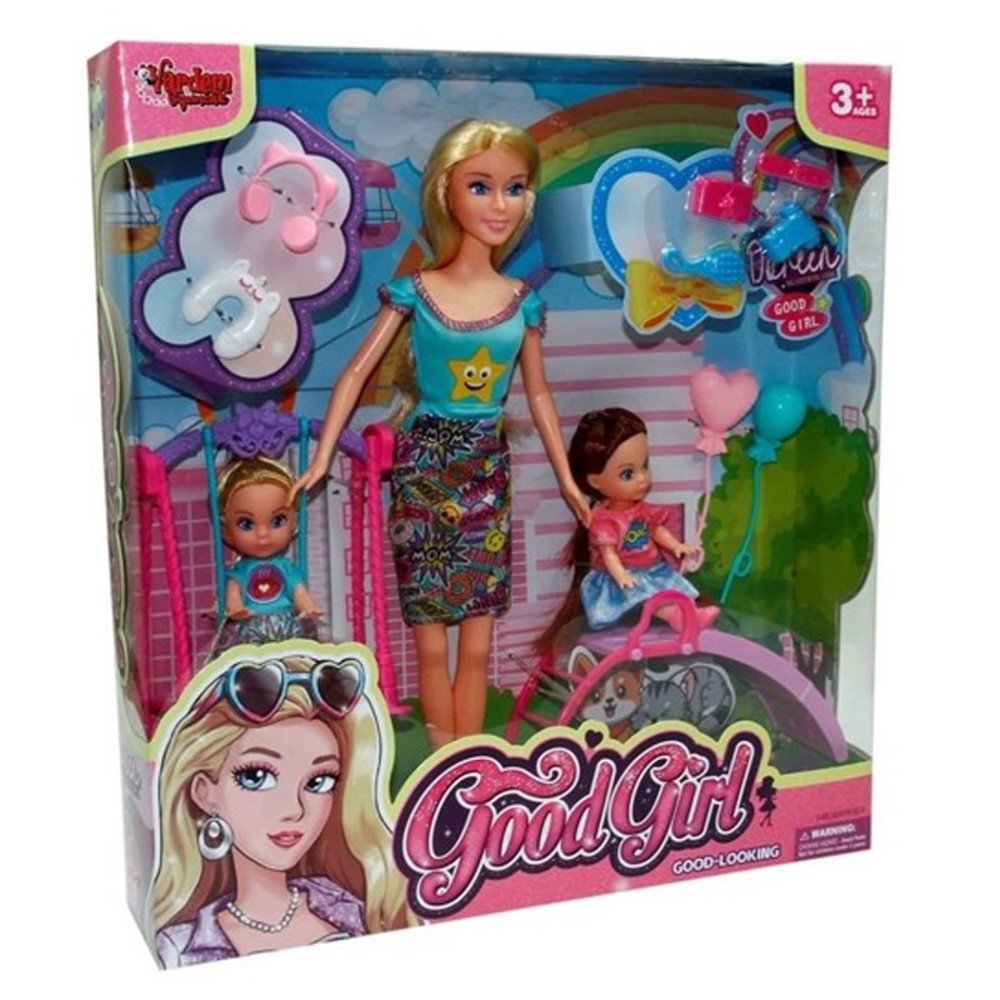 Vardem 66749 Çocuklu Parkta Anne Bebek 29cm