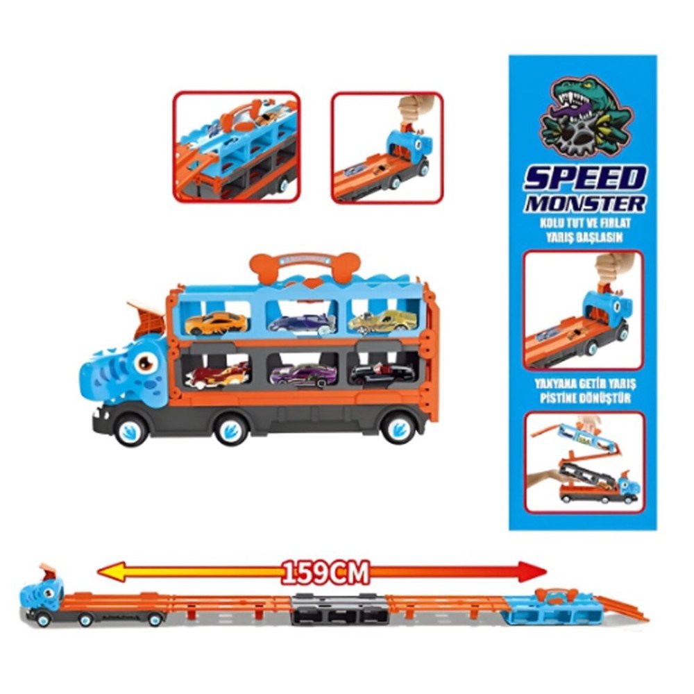 Vardem GD001 Parkurlu 6Araçlı Araba Fırlatan Tır