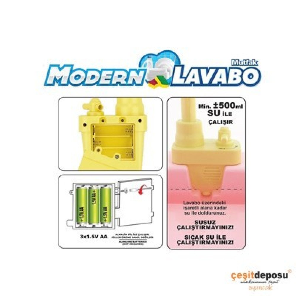 Kayyum 7021M Pilli Modern Mutfak Lavabo Mavi 
