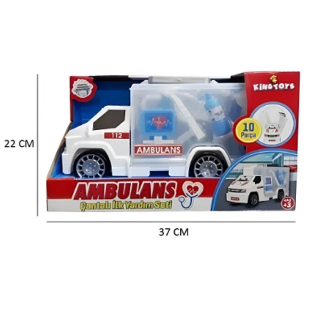 King Toys MRT66 Çantalı Ambulans Kamyon