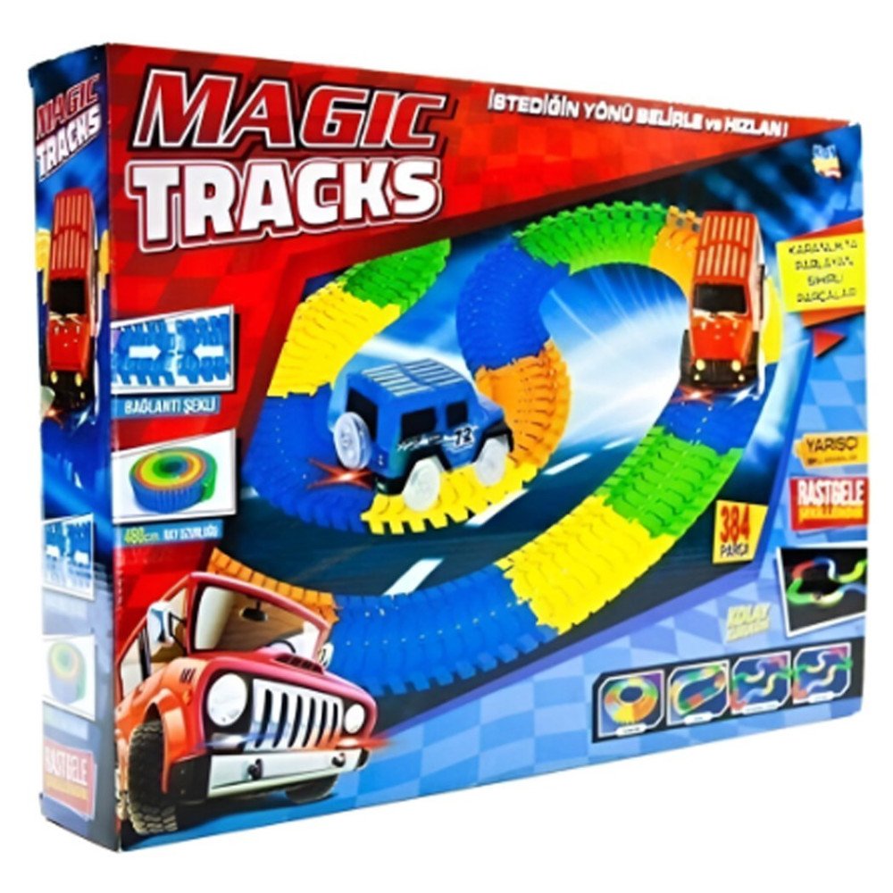 Magic Tracks 8010 Araba Ve Parkur 384pcs