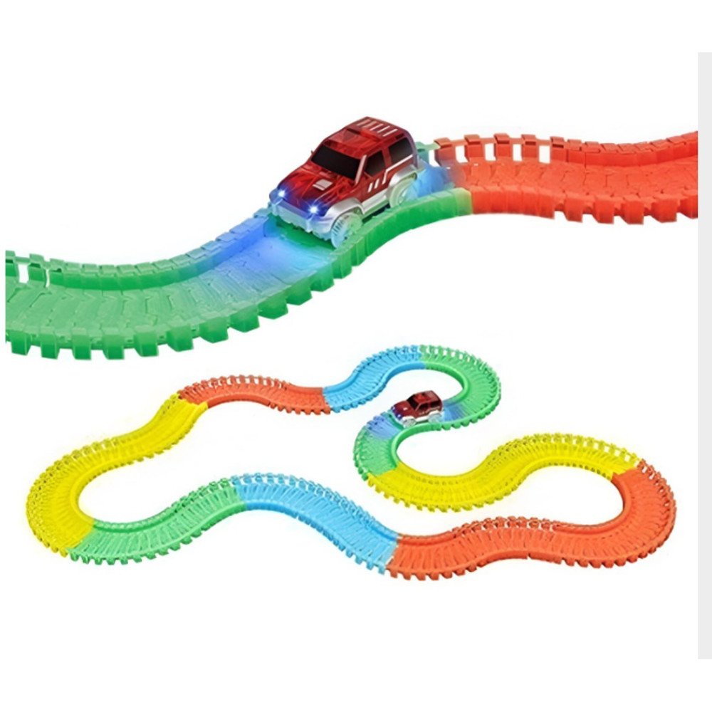 Magic Tracks 168pcs Araba Ve Parkur 8020