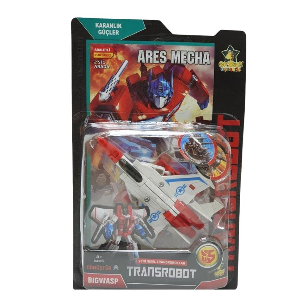 Kartela 69615 Robota Dönüşen Araba Ve Uçak Serisi