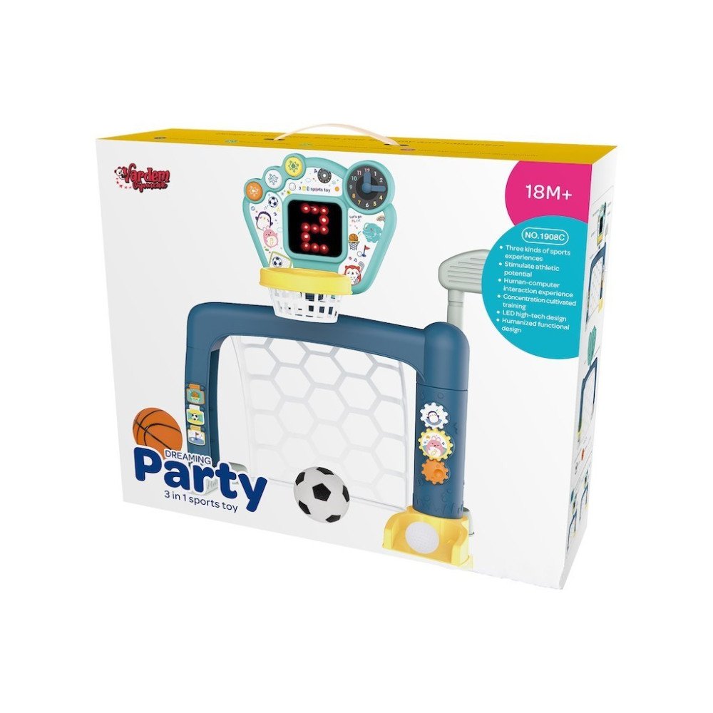 Vardem 1908C Futbol Basketbol Golf Oyun Seti