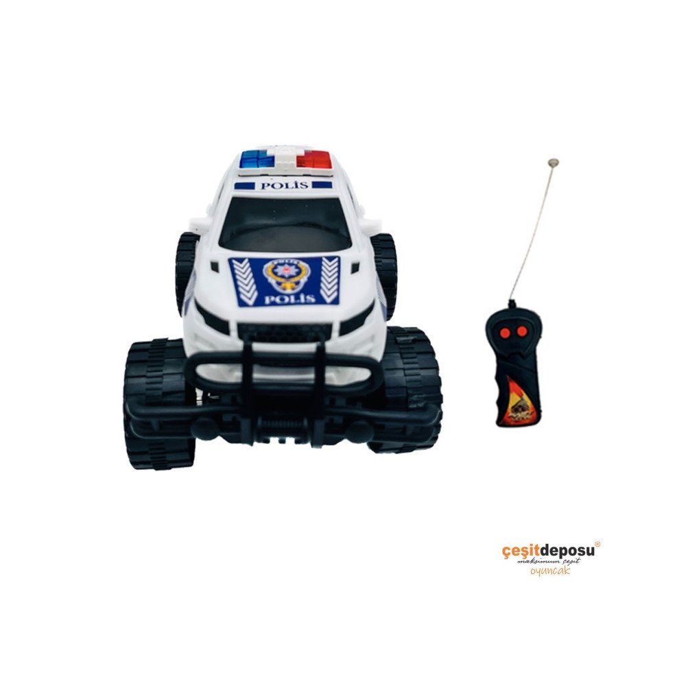 Kumandalı 2027P Pilli 2 fonk Polis Jeep 1:24