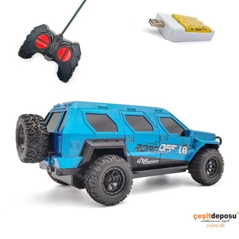 Uzaktan Kumandalı H184 Jeep Kirpi Şarjlı