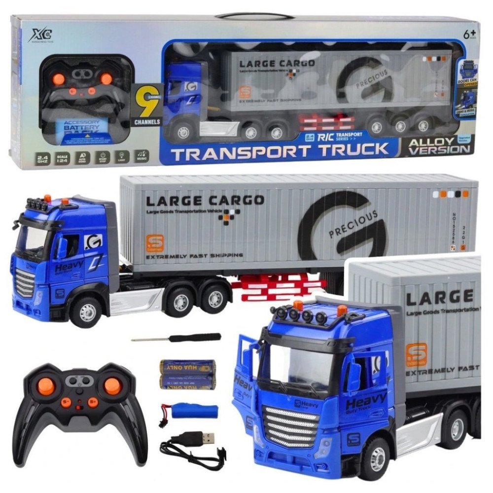 Şarjlı 848B5 U/k F/f Metal Işıklı Sesli Tır 1:24