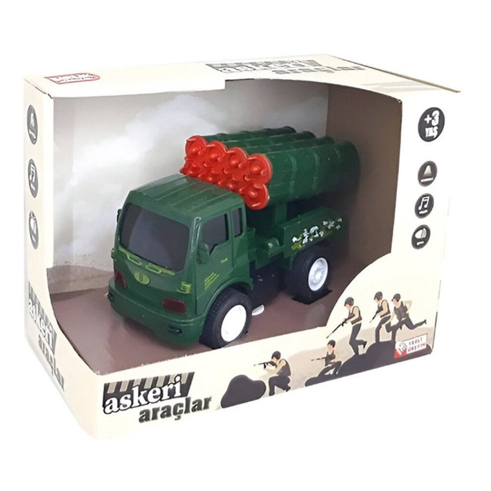 Şehrin Askeri URT012 Araçları Pilli Sürtm Işıklı