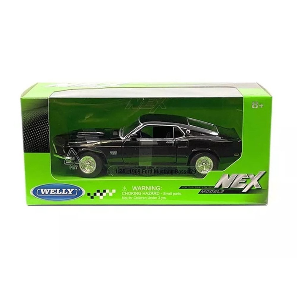 Welly 24067W Metal 1969 Ford Mustang 2:24
