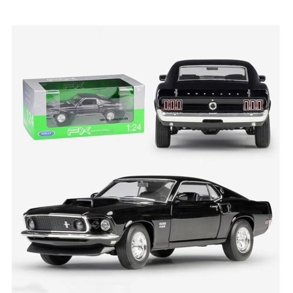 Welly 24067W Metal 1969 Ford Mustang 2:24