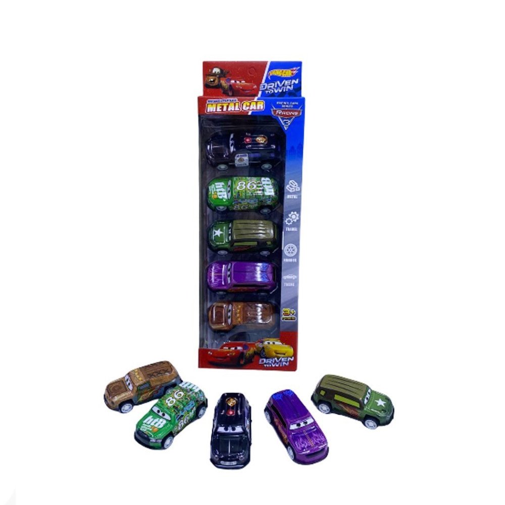 Kutuda 828-300 Metal Yarış Arabaları Serisi 5li