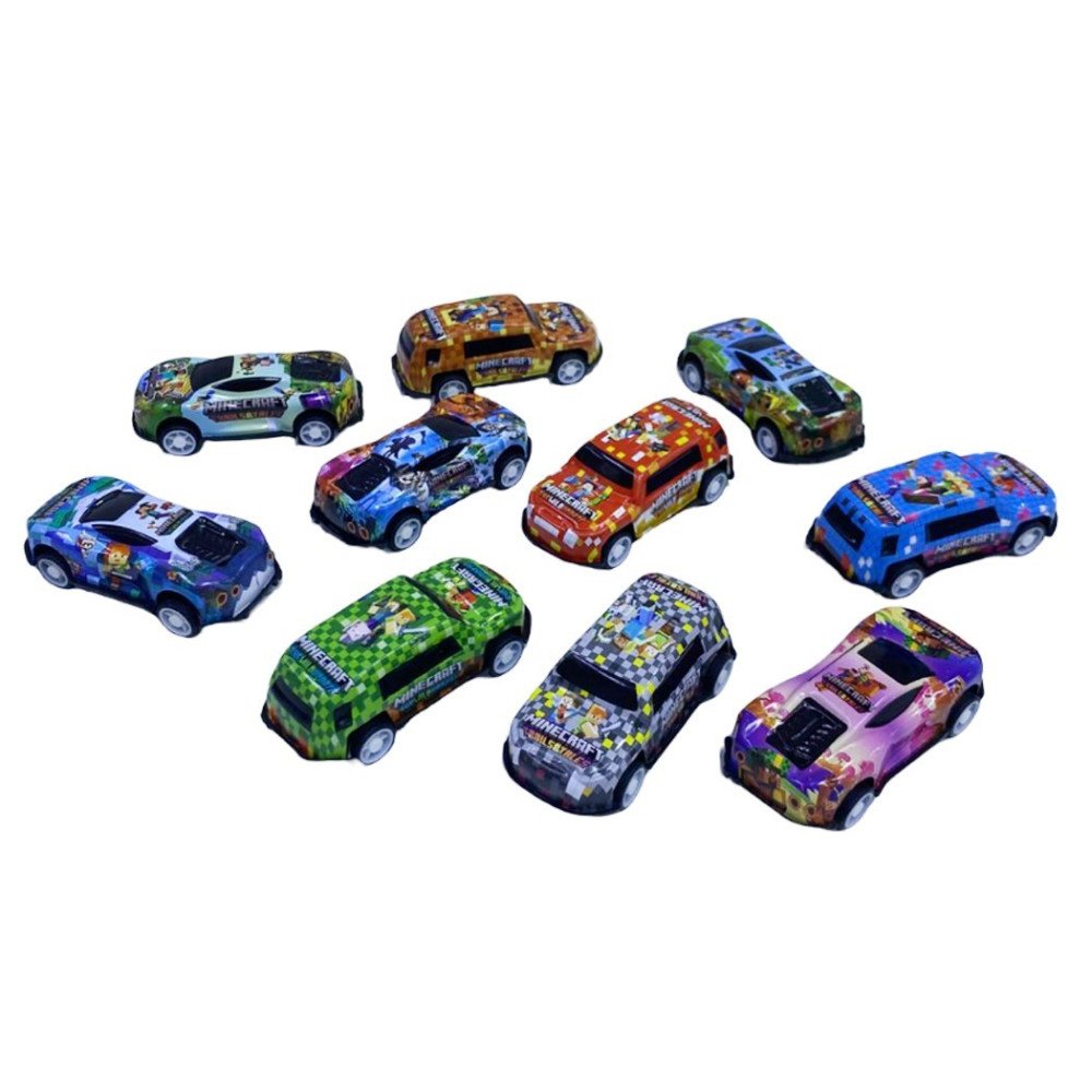 Kutuda 828-304 Metal Karakter Araba 10lu