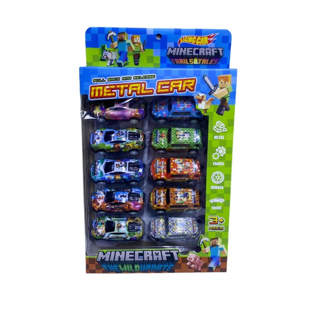 Kutuda 828-304 Metal Karakter Araba 10lu