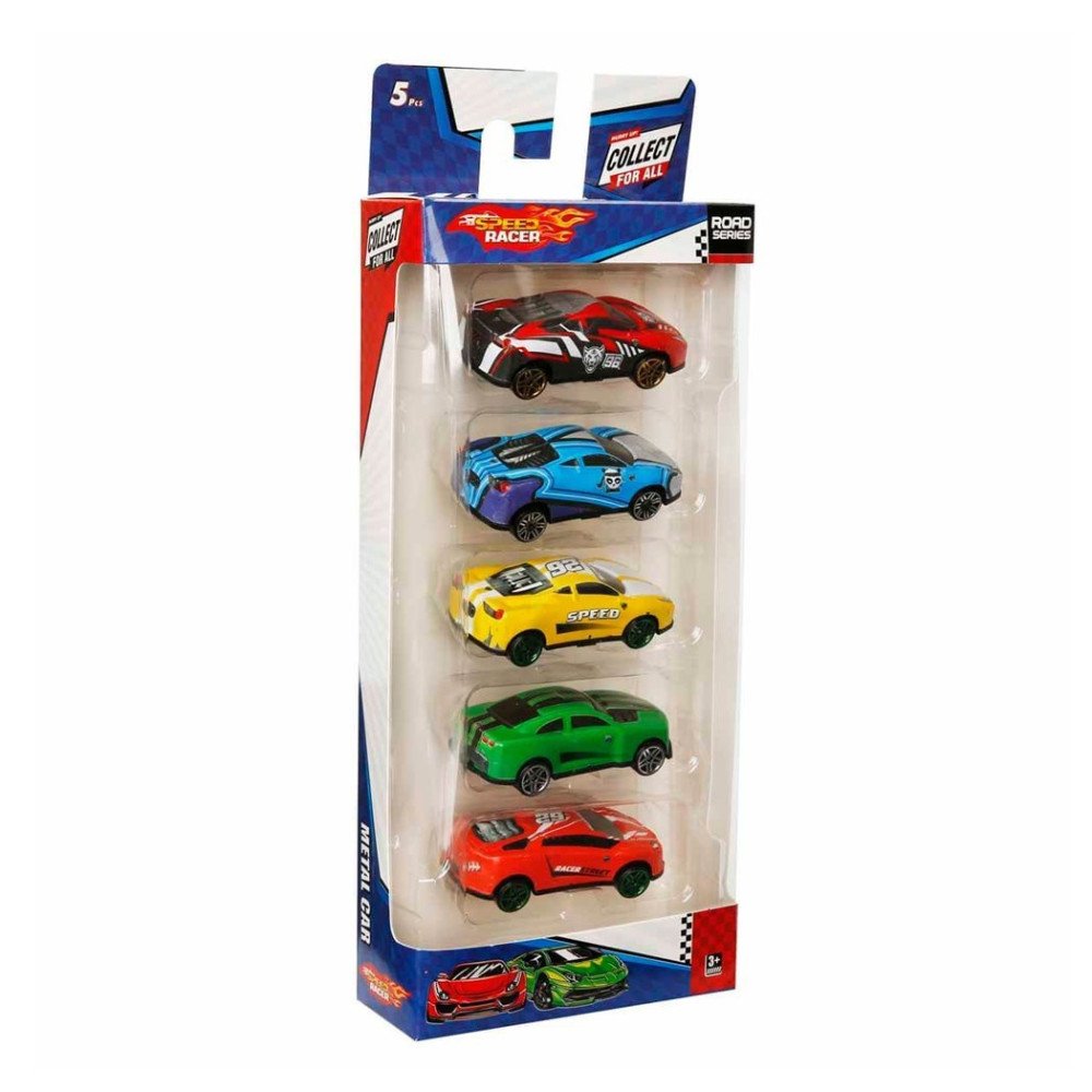 Kutuda Toy26 Metal Yarış Araba Serisi 5li