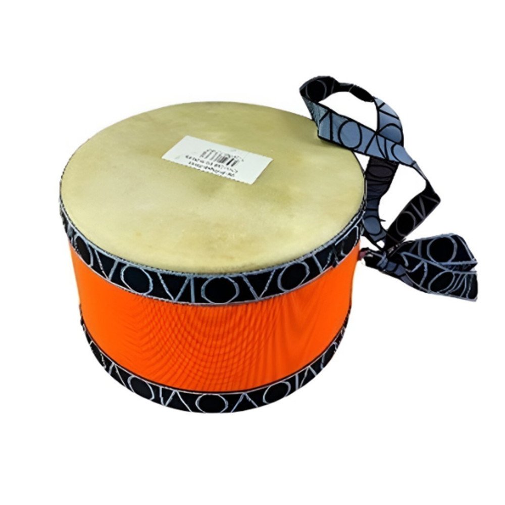 Derili Ahşap Davul 17cm Çap 11cm Genişli