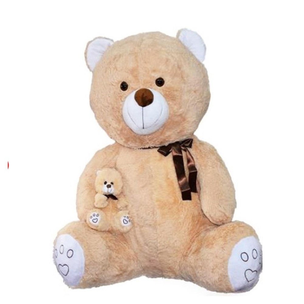 Halley 62518 Peluş 100cm Yavrulu Dev Ayı