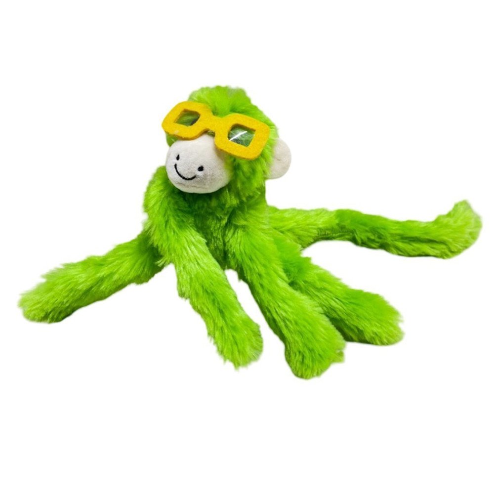 Peluş ETM015 Çığlık Atan Gözlüklü Maymun 40cm