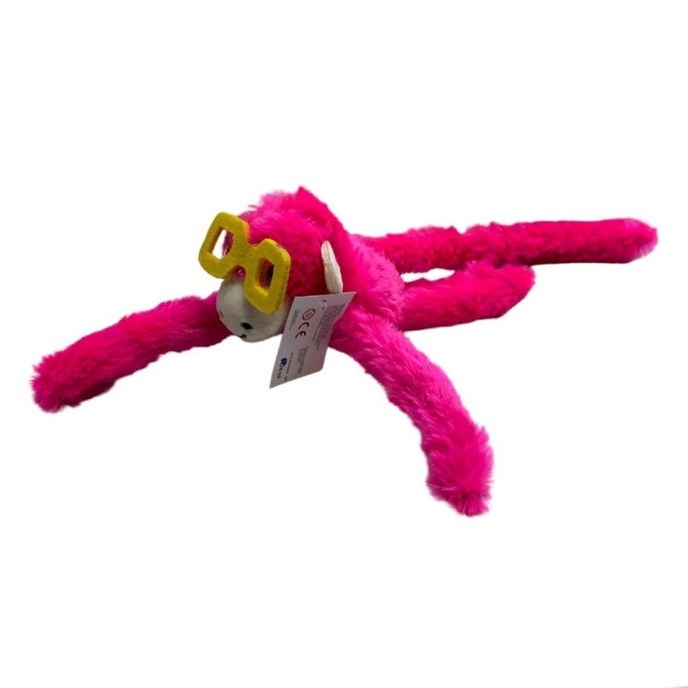 Peluş ETM015 Çığlık Atan Gözlüklü Maymun 40cm