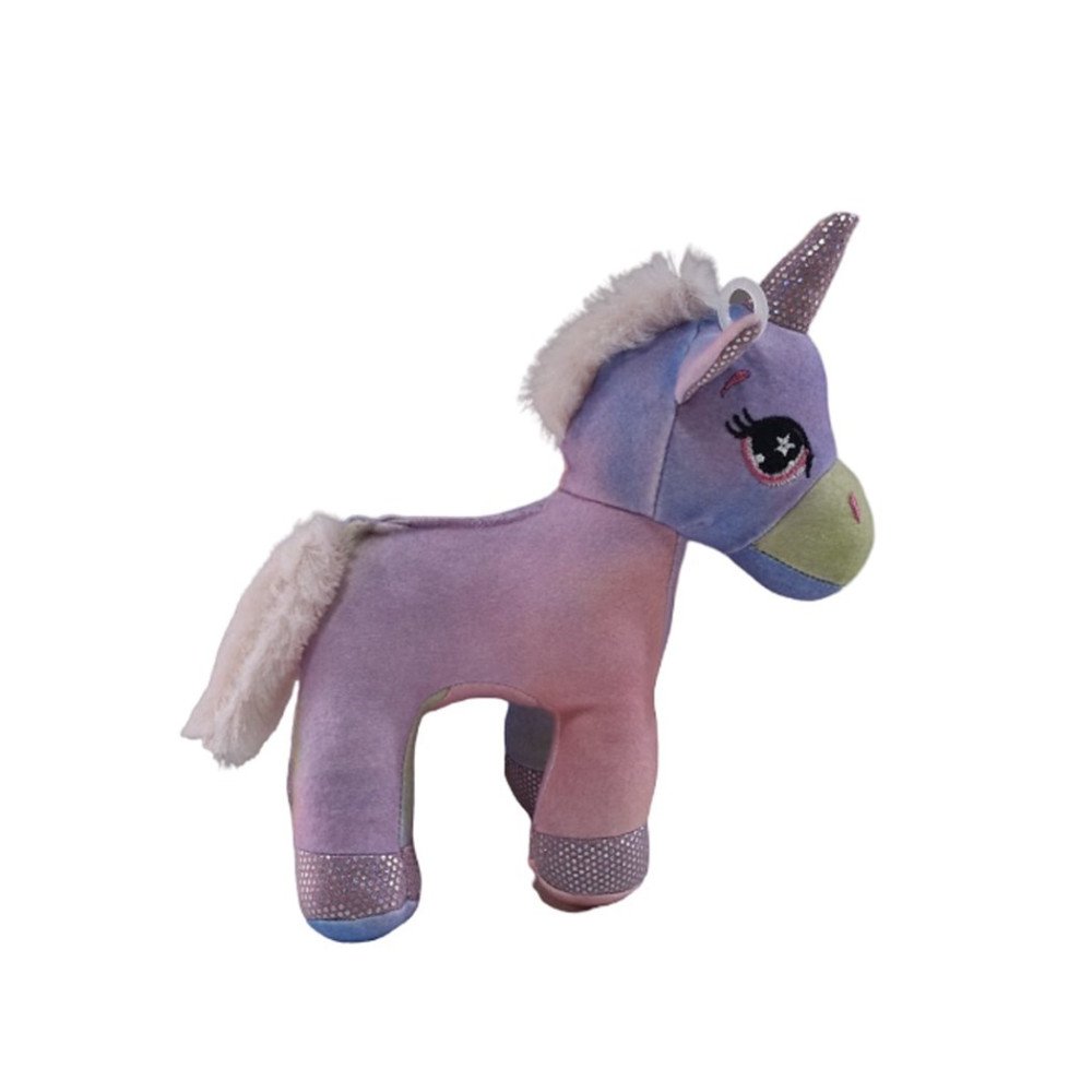Peluş 20cm Renkli Boynuzlu At