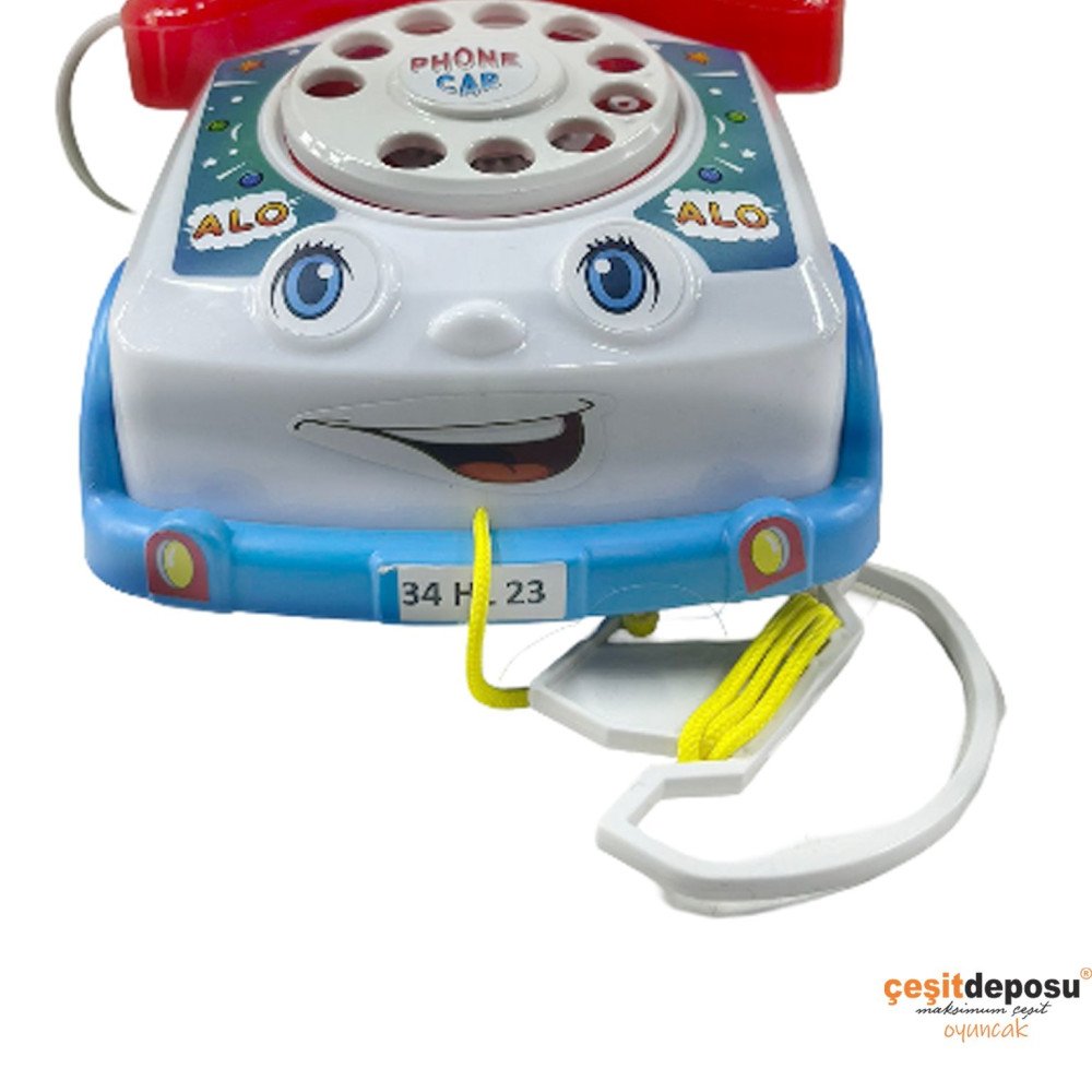 Poşette HL8001 İpli Arabalı Çekmeli Telefon